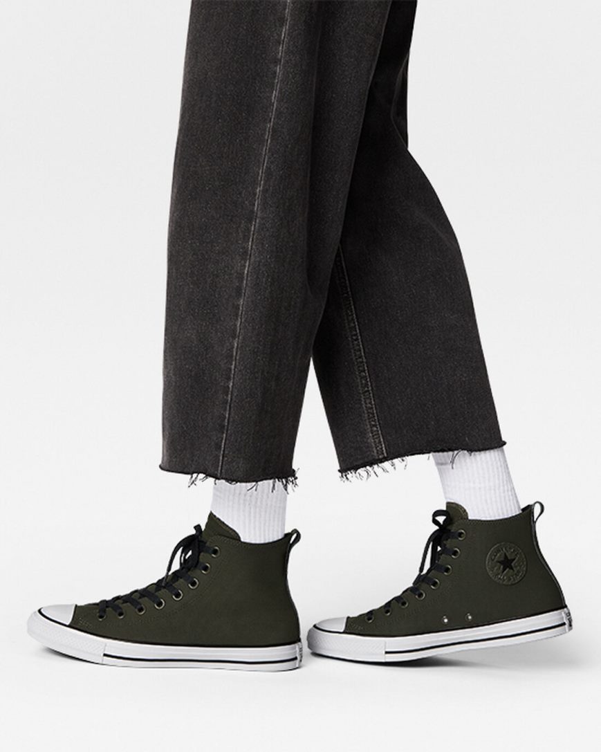 Women's Converse Chuck Taylor All Star TecTuff High Top Shoes Olive / Green / White / Black | AU 50C69X